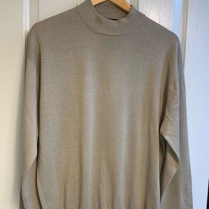 Tulliano Lightweight Pullover Sweater - Tan - Size Large